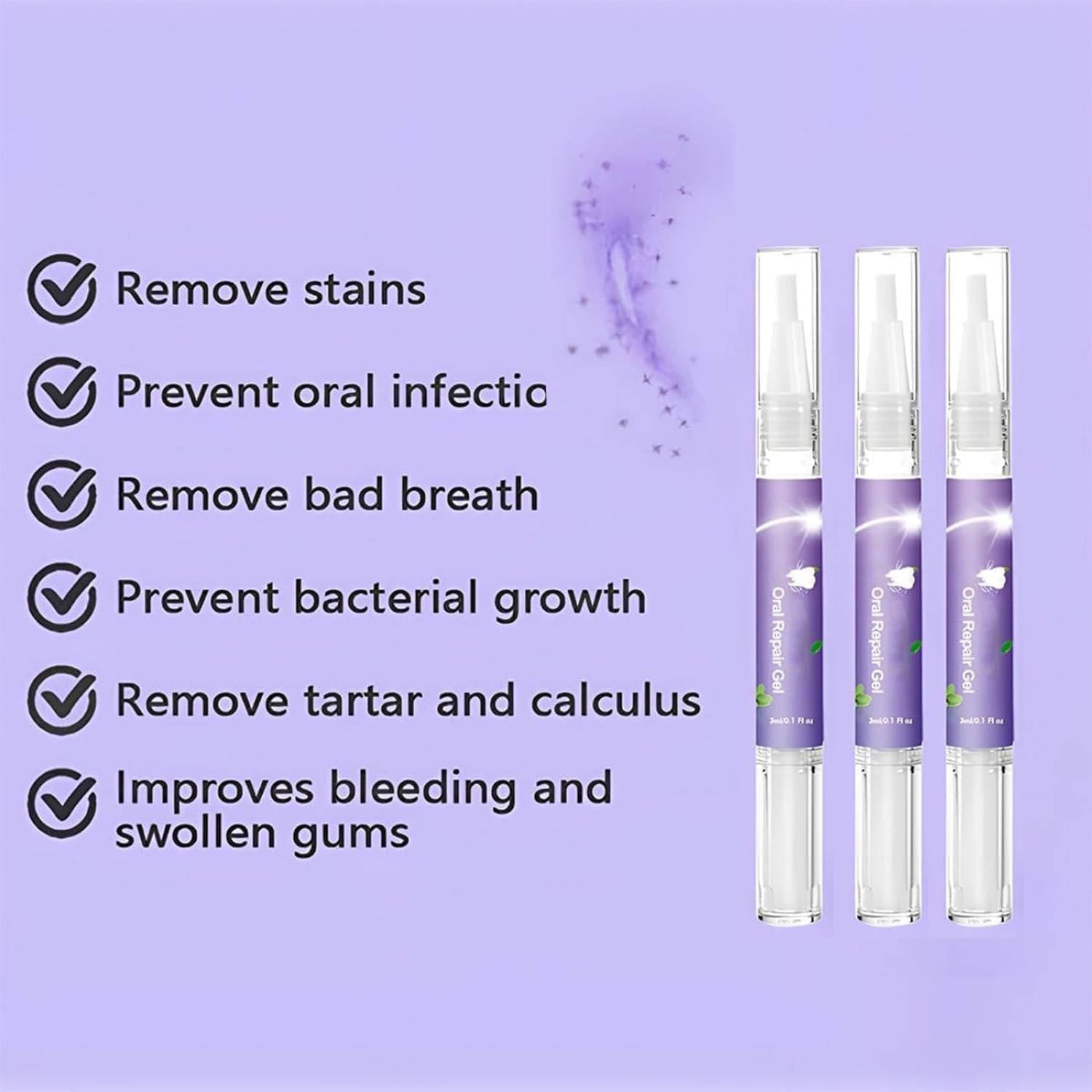 3 sæt oral reparationsgel til hunde 3