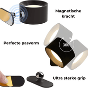 FlexiLamp | Trådløs Genopladelig 360° Væglampe