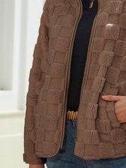 Maya | Blød Varm Fleece Jakke til Damer