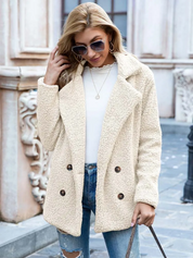 Valentina | Varm og Trendy Teddy Jakke