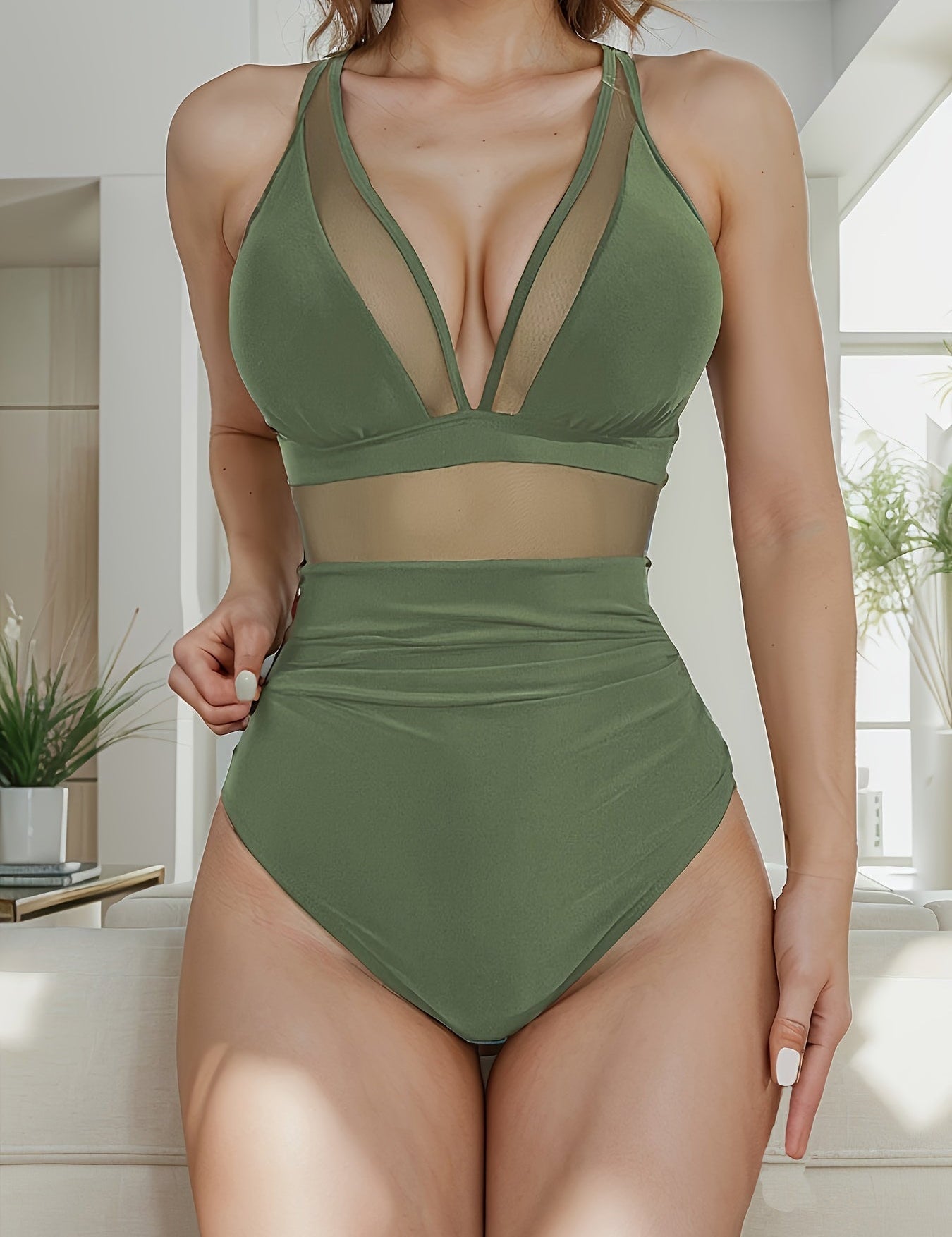 Mila | Mesh Badedragt – Lad Din Silhuet Skinne