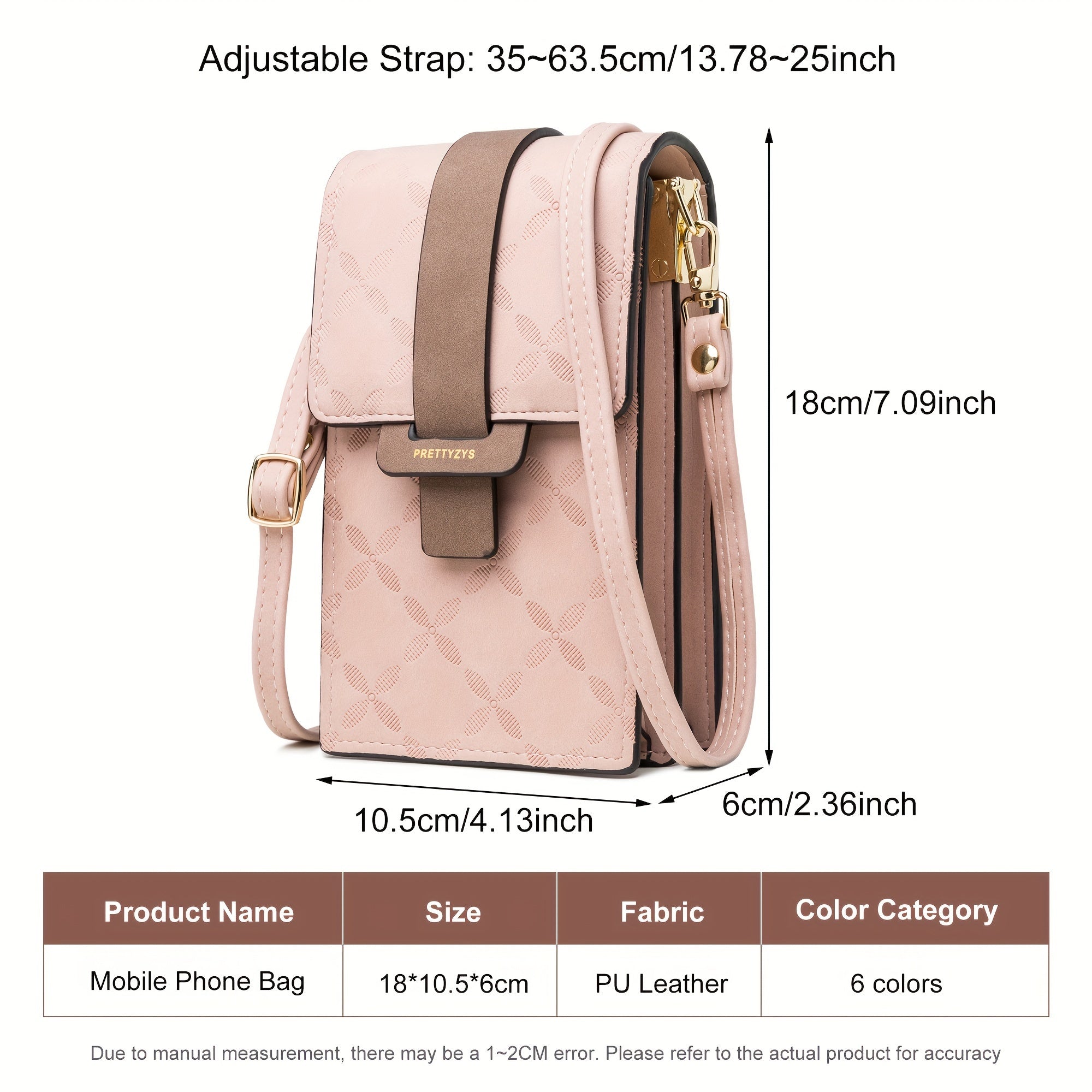 Lily | Kompakt Anti-Diebstahl Crossbody Taske