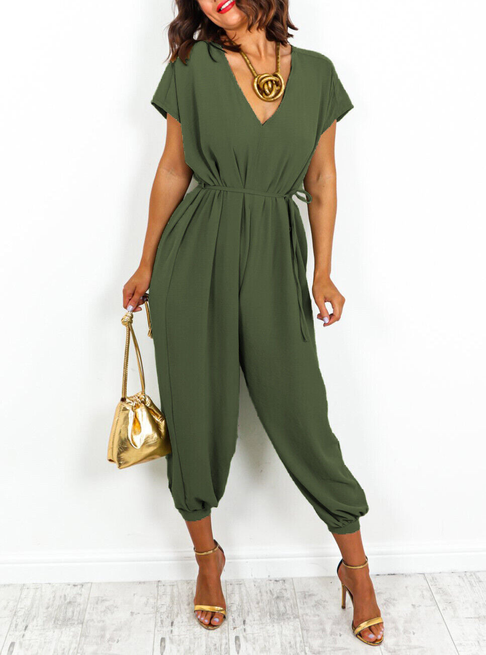 Celine | AFSLAPPET JUMPSUIT