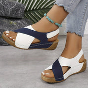 Aria | Moderne Color Block Sandaler