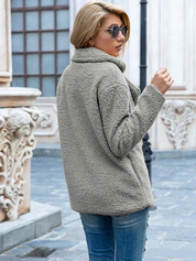 Valentina | Varm og Trendy Teddy Jakke