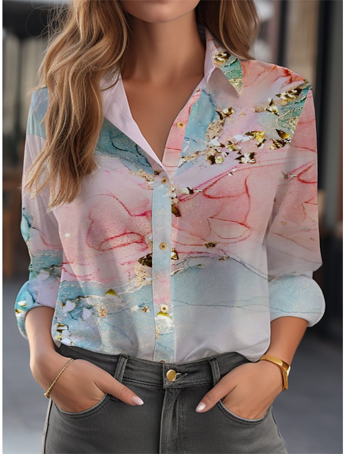 Florien | Blomsterprint Bluse