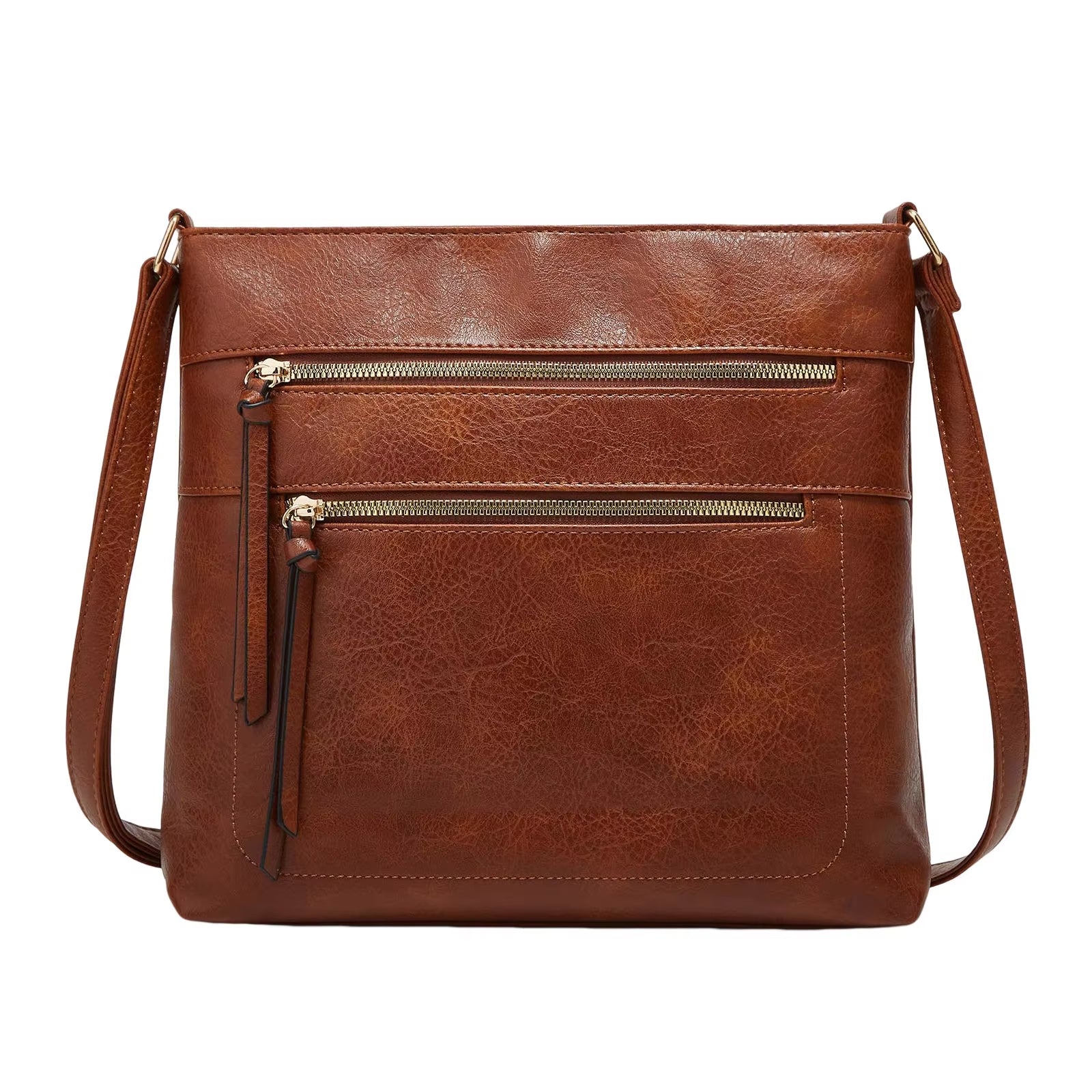 Nina | Stilfuld Læder Crossbody Taske