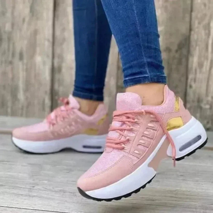 Steph | Trendy Tweekleurede Sportsko - Komfort Møder Stil