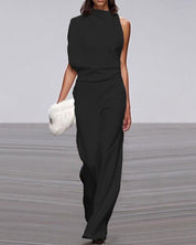 KATE | Elegant jumpsuit med chic stående krave