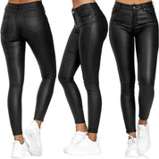 ELLEN | Læder Leggings Damer
