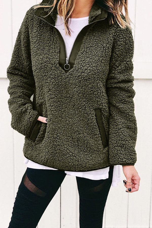 Lotte | Varm Fleece Trøje til et Casual Vinterlook