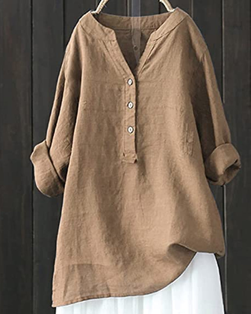 Chic Gabi Bluse med Lange Ærmer