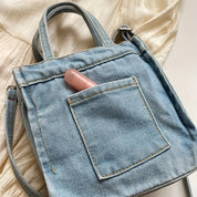 Eva | Stilfuld Denim Mini Crossbody Skuldertaske