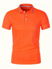 Stilfuld Orange Polo til Herrer til Fejring af Koningsdag