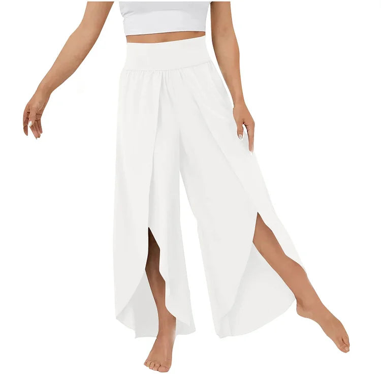 Poppy – Komfortable yogabukser med elegante vide ben