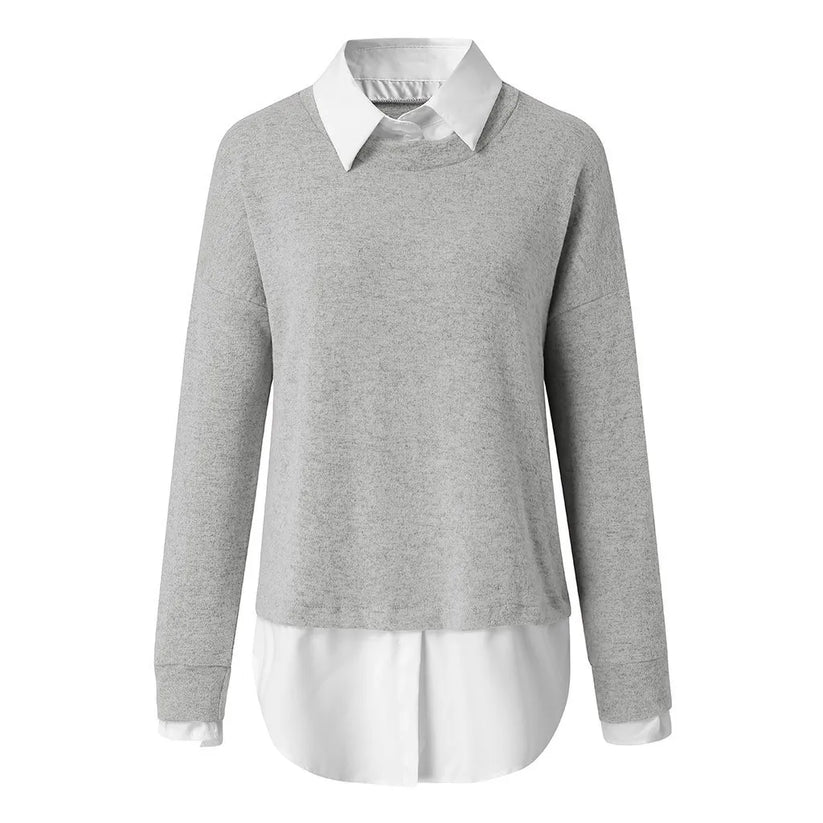 Ellen | Chic Dame sweater – Komfortable og stilfulde lange ærmer