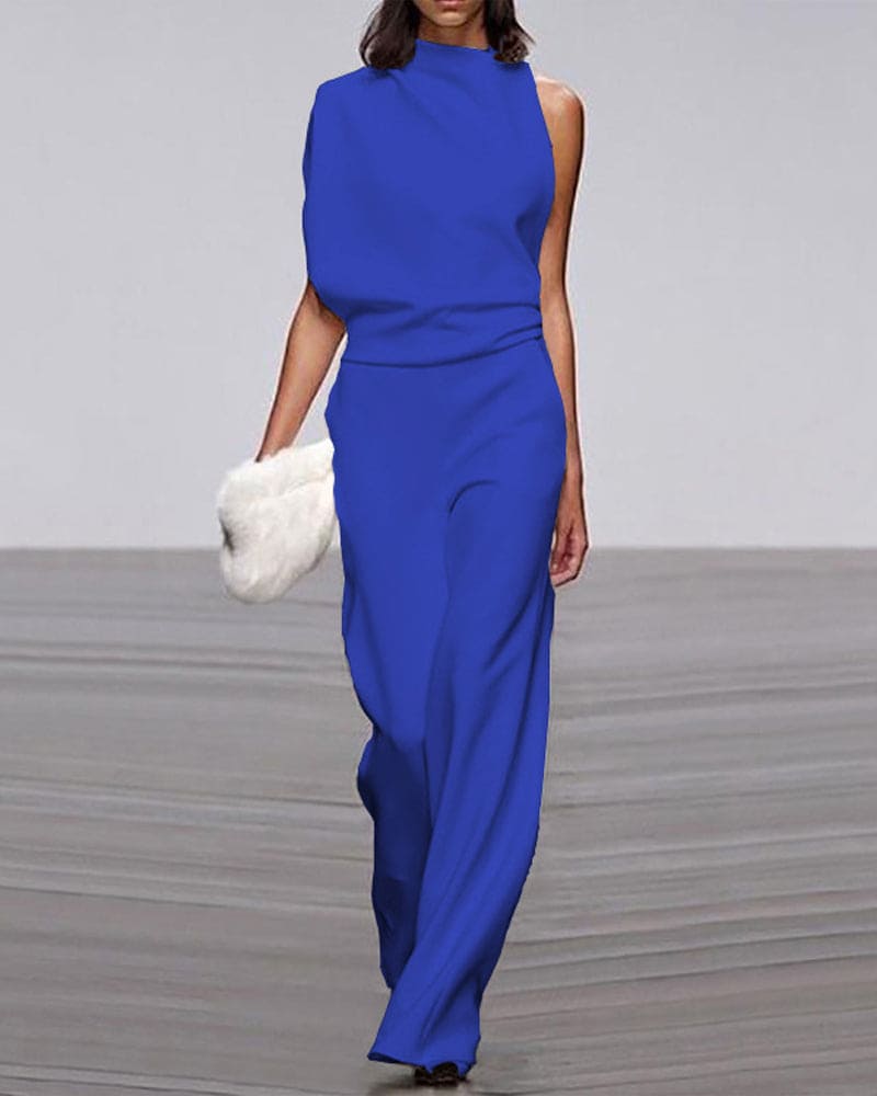 KATE | Elegant jumpsuit med chic stående krave