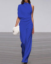 KATE | Elegant jumpsuit med chic stående krave
