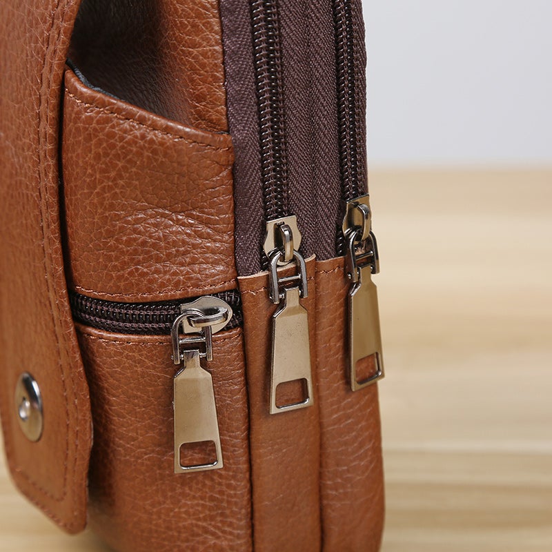 Joris | Vintage Herre Crossbody Talje Taske med Justerbar Rem