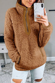 Lotte | Varm Fleece Trøje til et Casual Vinterlook
