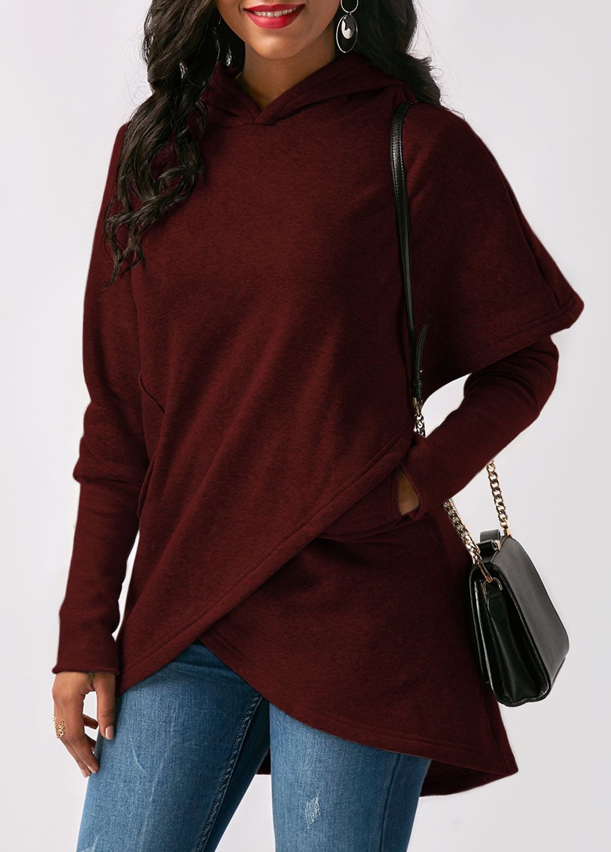 Cornelia | Trendy Asymmetrisk Hoodie