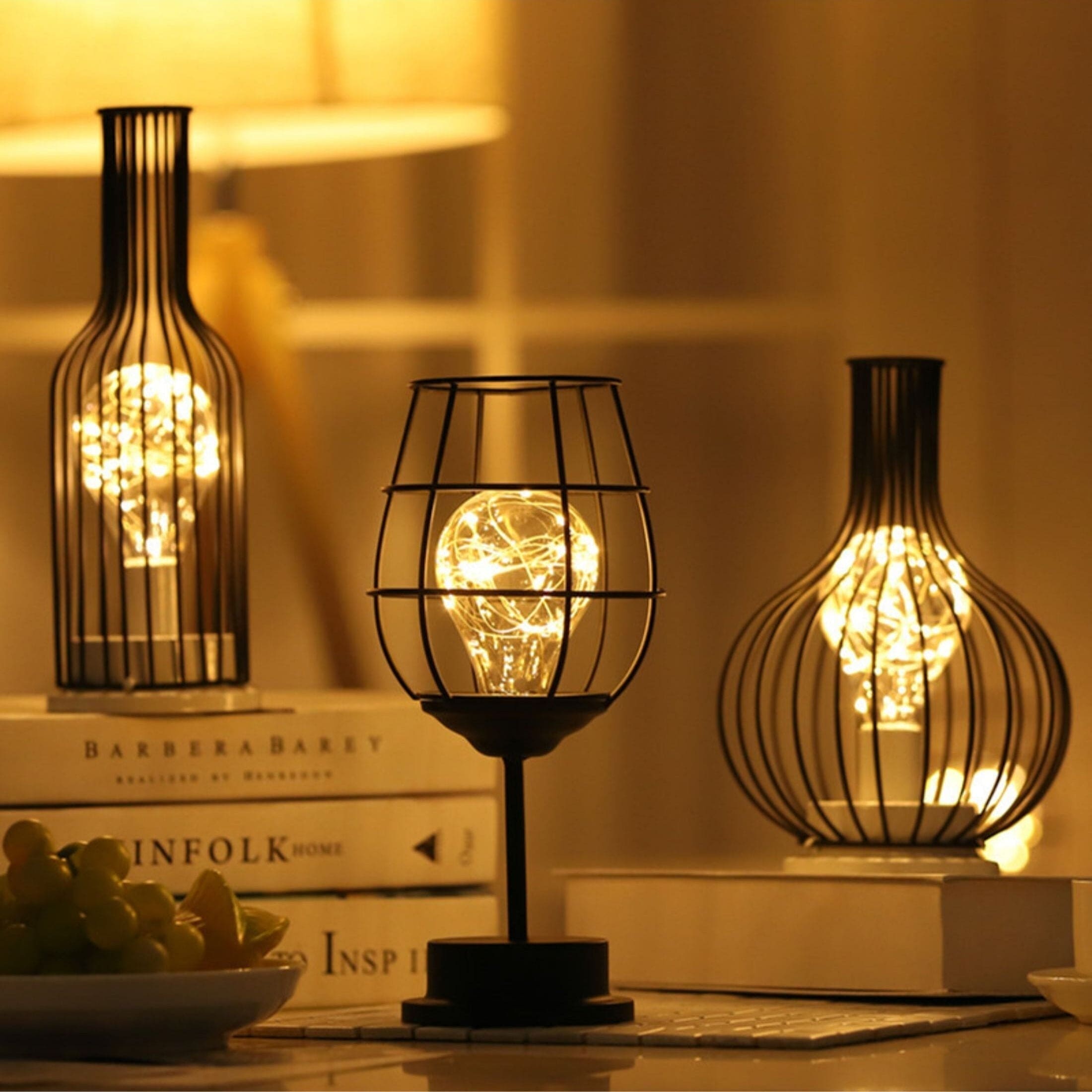 GlowPulse | Industrielt inspireret rustik bordlampe