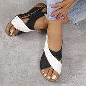 Aria | Moderne Color Block Sandaler