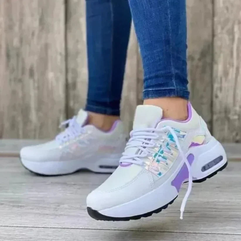 Steph | Trendy Tweekleurede Sportsko - Komfort Møder Stil