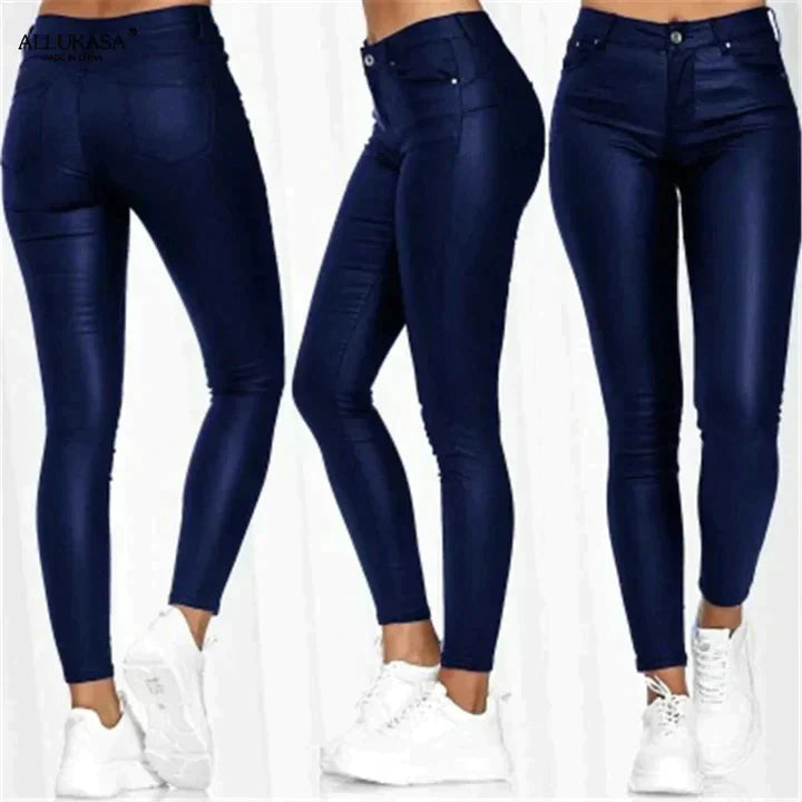 ELLEN | Læder Leggings Damer