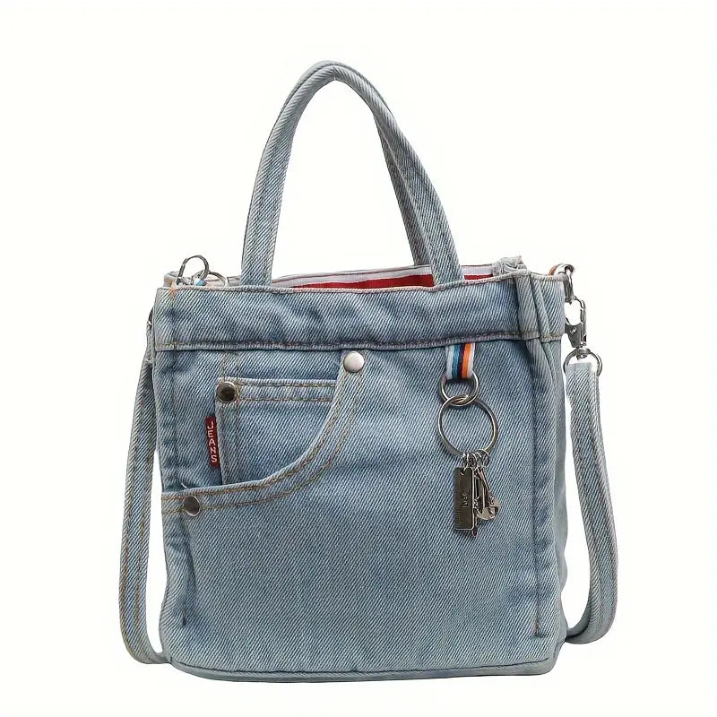 Eva | Stilfuld Denim Mini Crossbody Skuldertaske