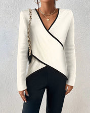 Danielle| Luxe V-hals Sweater Efterår