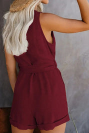 Amalia | Kort Jumpsuit med Lommer