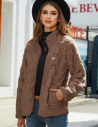Maya | Blød Varm Fleece Jakke til Damer