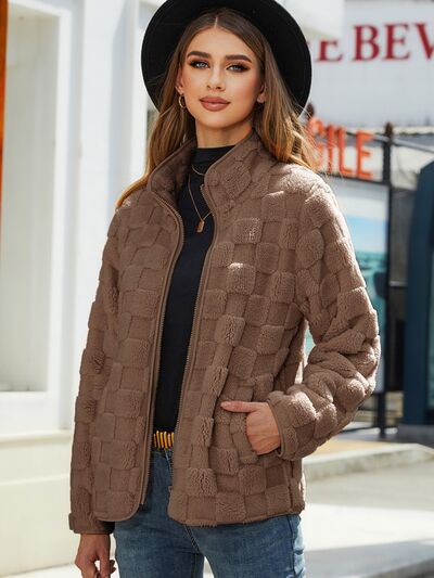 Maya | Blød Varm Fleece Jakke til Damer