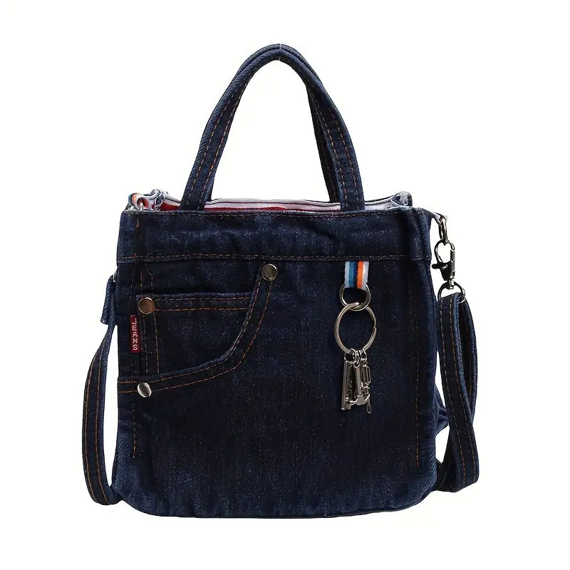 Eva | Stilfuld Denim Mini Crossbody Skuldertaske