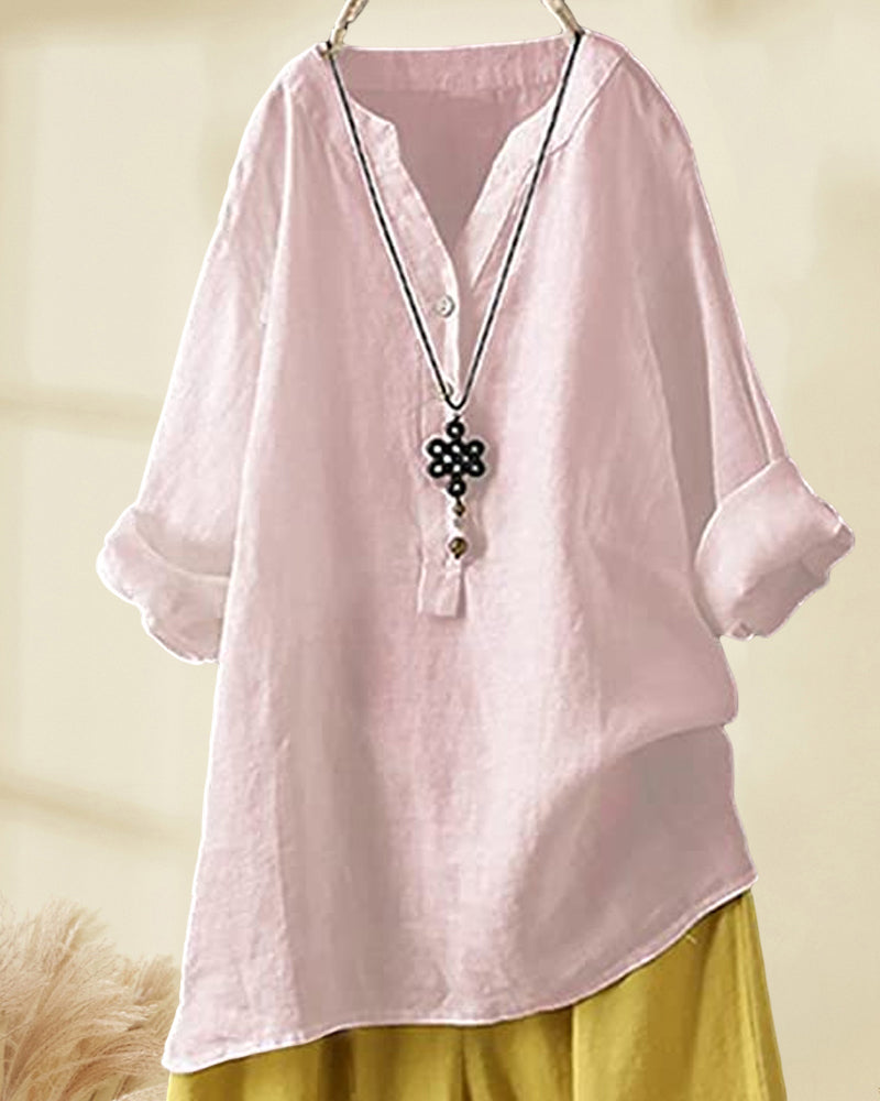 Chic Gabi Bluse med Lange Ærmer