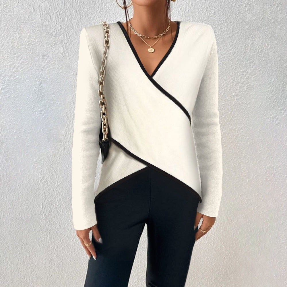 Danielle| Luxe V-hals Sweater Efterår