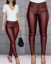ELLEN | Læder Leggings Damer