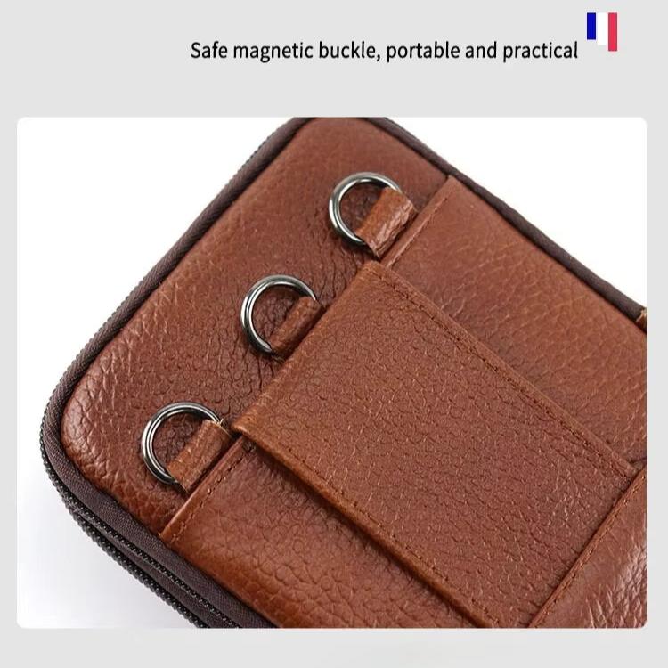 Joris | Vintage Herre Crossbody Talje Taske med Justerbar Rem