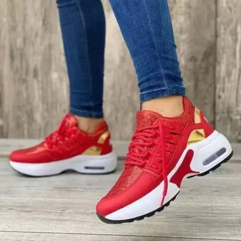 Steph | Trendy Tweekleurede Sportsko - Komfort Møder Stil