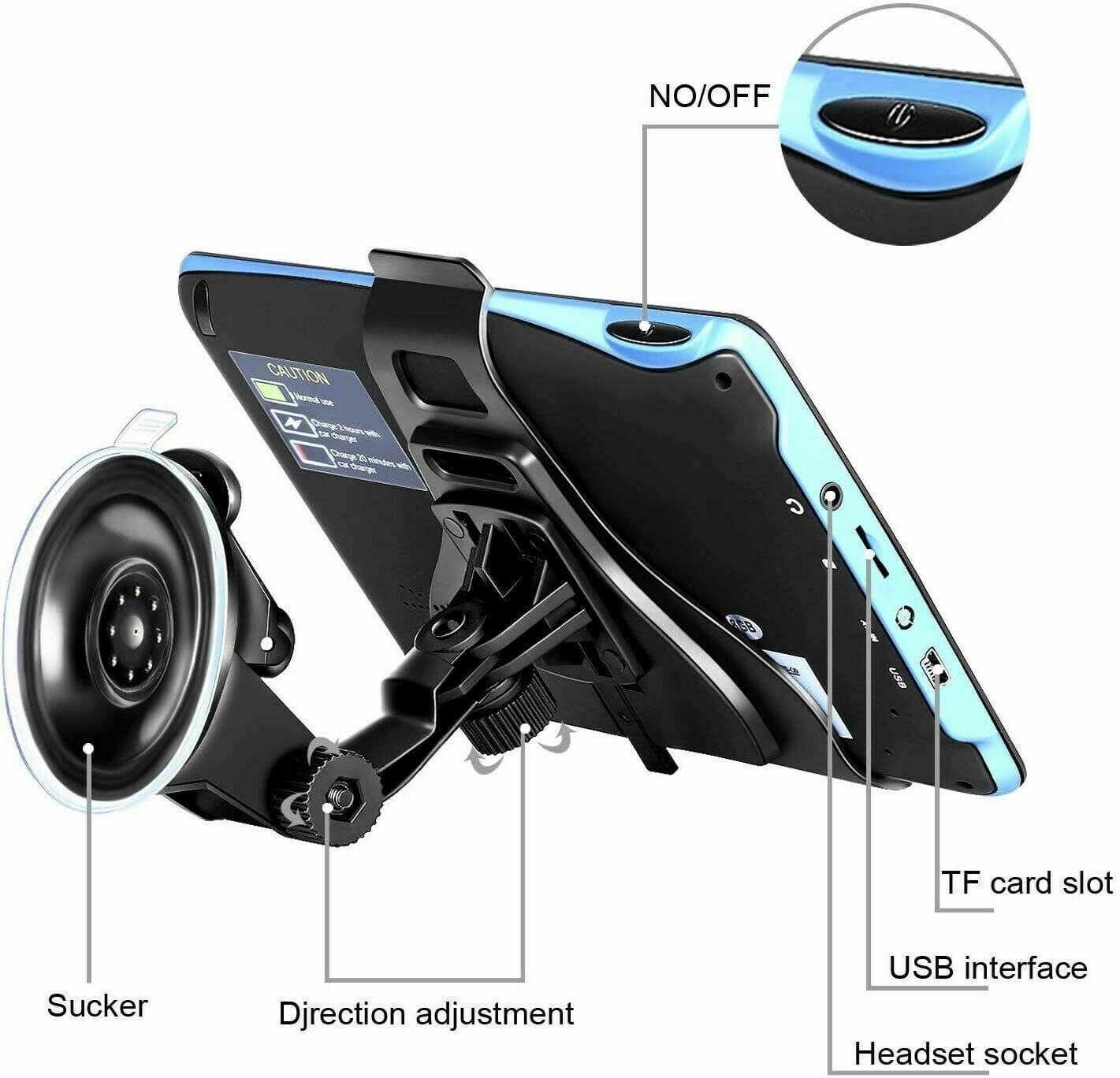 7 "GPS-navigationssystem - 2025 forbedrer navigation for biler og lastbiler" 1