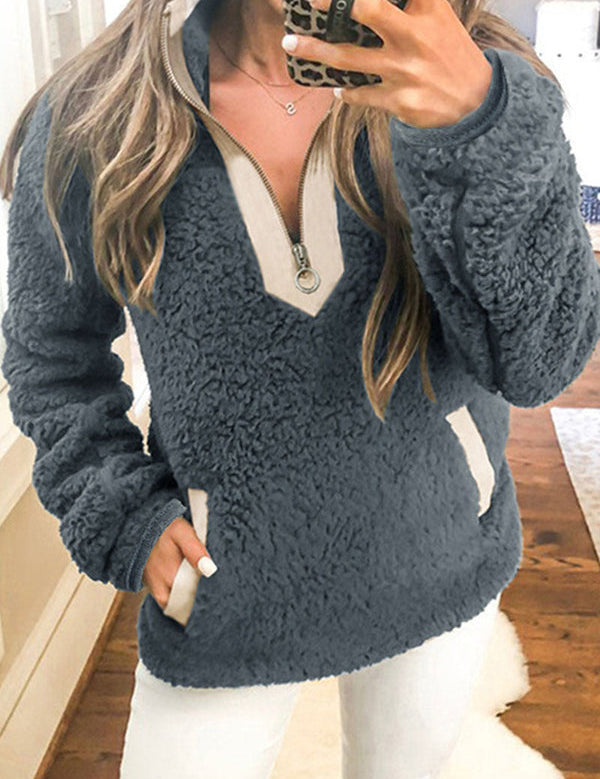 Lotte | Varm Fleece Trøje til et Casual Vinterlook