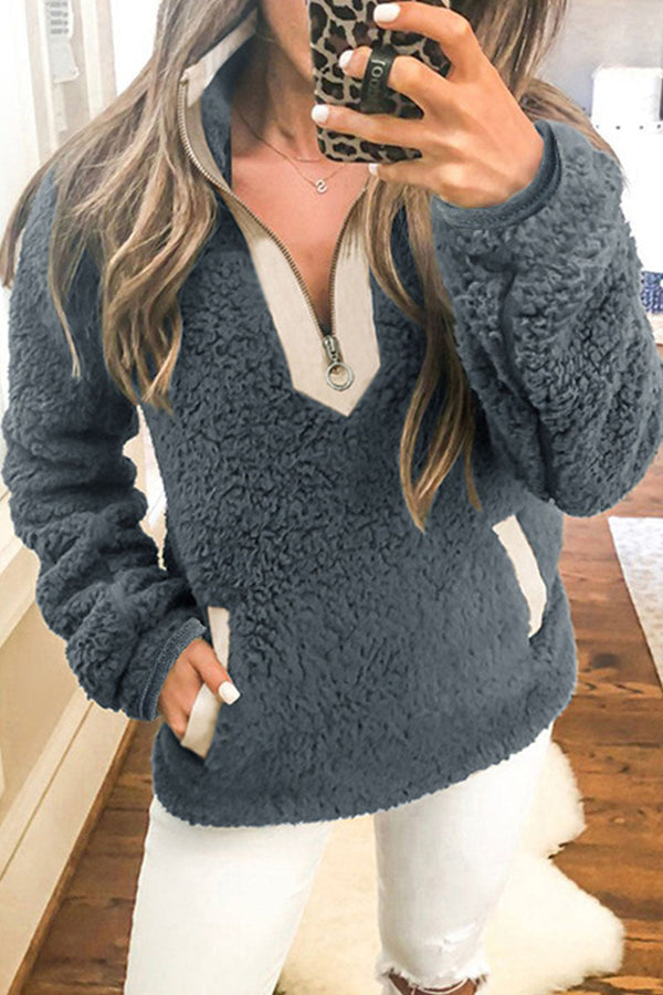 Lotte | Varm Fleece Trøje til et Casual Vinterlook