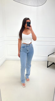 Soho - Jeans med glimmer