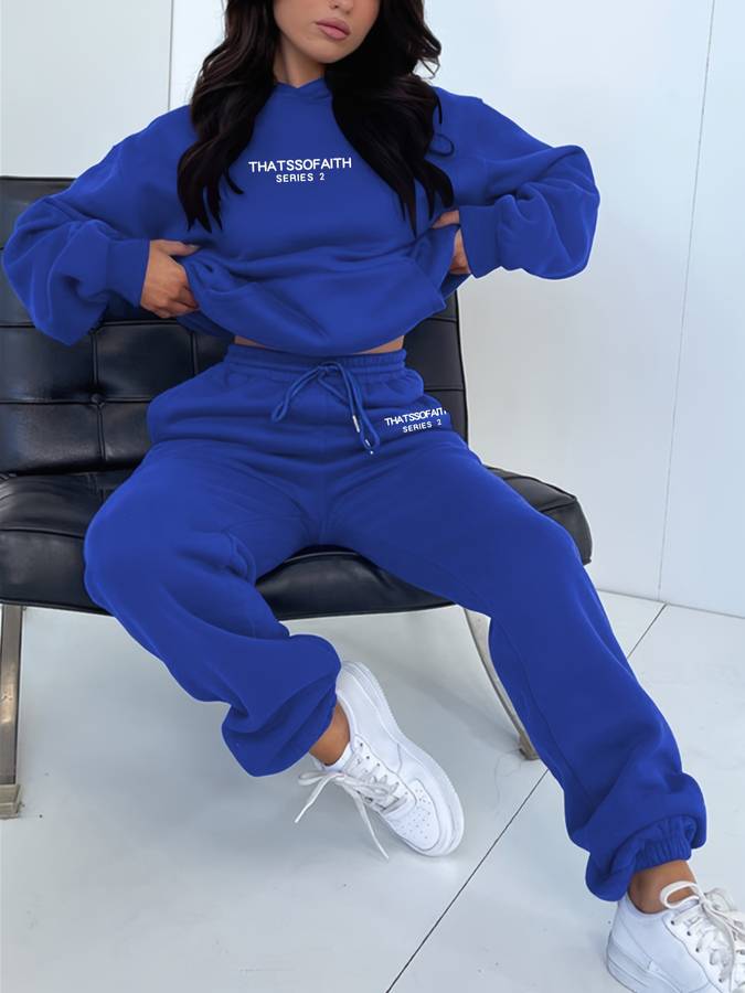 Nora | Hoodie & Jogger Sæt – Varm Vinterfavorit