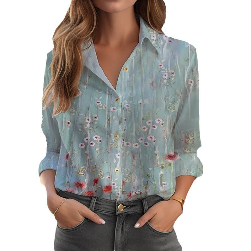 Florien | Blomsterprint Bluse