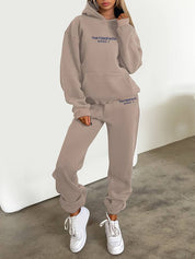 Nora | Hoodie & Jogger Sæt – Varm Vinterfavorit