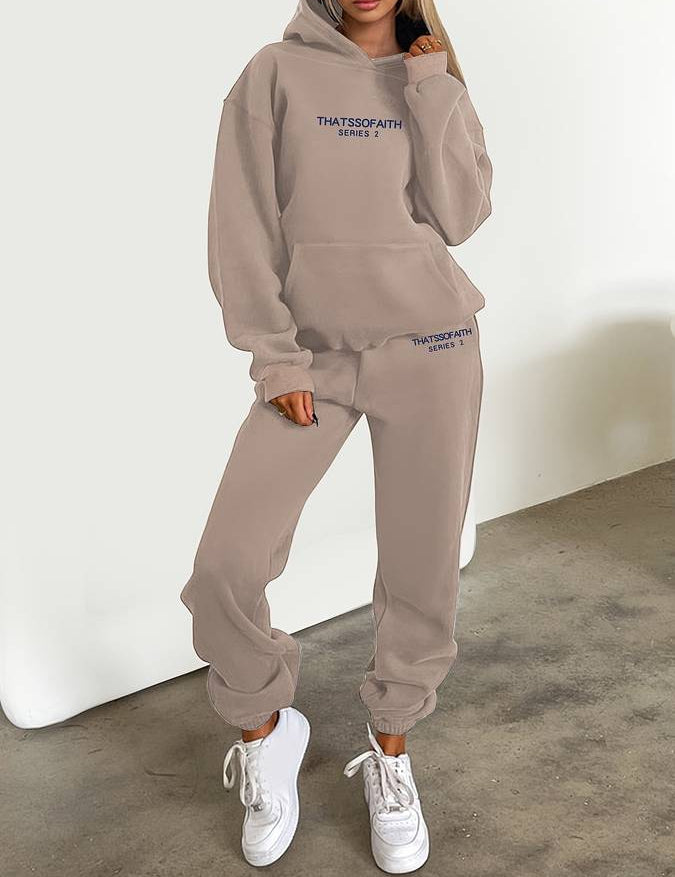 Nora | Hoodie & Jogger Sæt – Varm Vinterfavorit