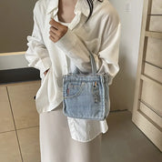 Eva | Stilfuld Denim Mini Crossbody Skuldertaske