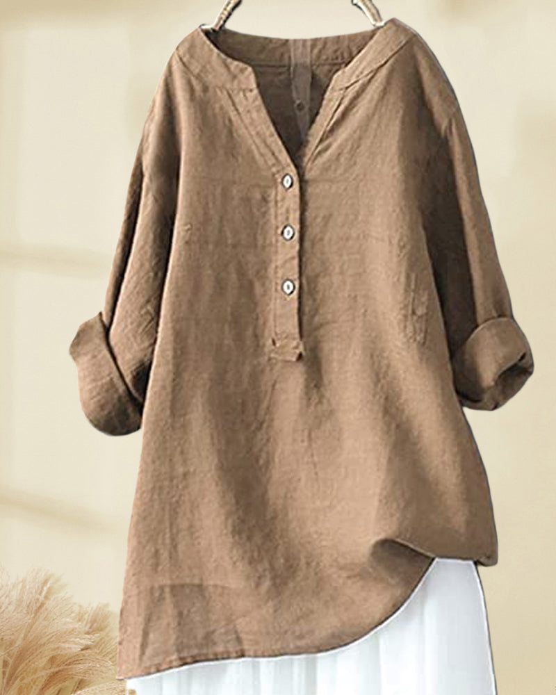 Chic Gabi Bluse med Lange Ærmer